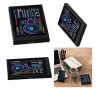 Rehoetom Écran LCD IPS 3,5" pour AIDA64 et pour systèmes Linux - Résolution 320 x 480, rotation horizontale/verticale à 360°, alimentation USB-C, luminosité agréable pour les yeux