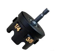 Rehoetom Embout de perceuse à glissière pour écrou d'installation rapide pour tiges filetées de 1/4 3/8 1/2 compatible avec perceuse électrique, outil d'installation rapide pour la construction