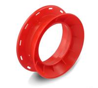 Rehoetom Enrouleur de ligne de pêche manuel pour bobine de ligne de pêche, 120 x 80 mm, plaque d'enroulement de fil ABS avec grande manivelle, bord lisse pour une utilisation sûre