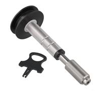 Rehoetom Garde-chaîne pour vélo - 12 mm - Essieu traversant - Outil de nettoyage de chaîne en alliage d'aluminium avec double roulement - Compatible avec mécanisme arrière de 142 à 148 mm - Bla