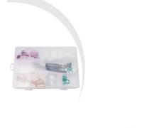 Rehoetom Kit d'accessoires de torche de soudage TIG 31 pièces pour WP-17/18/26 pour lentille à gaz étroite #12, embouts de buse de serrage en verre, compatible avec fibre optique légère