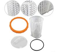 Rehoetom Kit de filtre à sable de rechange pour pompes Hayward Pro Series 58486/58497/58499 - Comprend écrou P07018, couvercle P07019, panier P6562 et joint P6563 (4-P