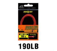 Rehoetom Ligne d'assistance en polyéthylène de 45,4 kg à 140,6 kg pour corde de liaison à hameçon, haute résistance à la coupe, faible visibilité, ligne de pêche rouge, 3 à 5 mètres par paquet selon
