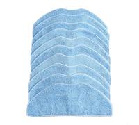 Rehoetom Lot de 10 chiffons en microfibre compatibles avec aspirateur robot Tefal Serie 75 S+ RG8597W | Tampons de rechange lavables pour nettoyage des sols durs | 4 pièces