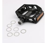 Rehoetom Lot de 10 rondelles d'espacement de pédale en aluminium pour filetage de manivelle - Réduit les bruits anormaux, les dommages et assure une répartition uniforme du stress (10 pièces)