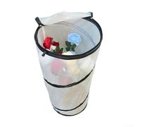 Rehoetom Lot de 2 mini housses de serre portables en PVC pour protection contre le gel et les intempéries - 29,6 x 59,4 cm, noir/blanc, pour jeunes arbres, Flowe