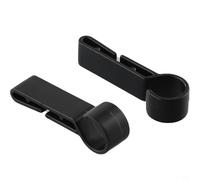 Rehoetom Lot de 20 clips antidérapants pour lampe frontale de casque pour le camping et la randonnée en plein air - Crochets en plastique compatibles avec la plupart des lampes frontales, chapeaux