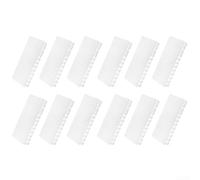 Rehoetom Lot de 24 caches de panneau électrique modulaire pour boîte à fusibles, caches de sécurité ABS pour sceller les trous inutilisés, pour rails Legrand Hager, blanc