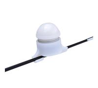 Rehoetom Lot de 3 détecteurs de touche de pêche pour la pêche de nuit, indicateur lumineux LED avec modes clignotants rouge/vert, marche/arrêt automatique, pour cannes à pêche en plein air