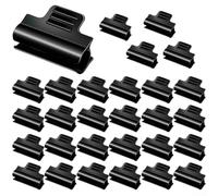 Rehoetom Lot de 30 colliers de serrage pour tuyaux en PVC - 11 mm de diamètre - Clips d'arceau de jardin - Support de couverture de lit surélevé et de rangée - Clips de plantes en PVC résistant aux UV