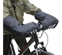 Rehoetom Mitaines de guidon de VTT avec coussinets réfléchissants pour une meilleure visibilité nocturne, conçues pour la conduite par temps froid sur les vélos électriques et gros vélos