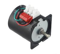 Rehoetom Moteur de réduction synchrone à aimant permanent 28 W AC 220 V 2,5-110 tr/min CW/pour présentoir d'équipement alimentaire de scène, compatible avec le remplacement de la boîte de vitesses