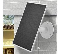 Rehoetom Panneau solaire 5 W pour Arlo Pro 5S 2K/3/4 et Ultra 2, étanche IP66 avec câble de 4 m, silicium monocristallin, sortie 6 V