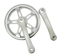 Rehoetom Pédalier pliable 46T 152 mm pour vélo simple pour chaîne de vitesse à trou carré pour chaîne 8/9/10 vitesses, alliage d'aluminium AL6061 route et montagne B