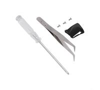 Rehoetom Plaque de pressage en alliage d'aluminium pour moulinet S, pour métanium, BFS, CQ - Compatible avec les moulinets à poignée gauche, vis et outil inclus (doré gauche)