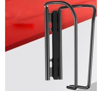Rehoetom Porte-bouteille en alliage d'aluminium pour VTT et vélos de route, cage légère et durable de 47 g, compatible avec les supports de bouteille standard, design incurvé lisse (noir)