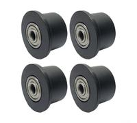 Rehoetom Poulie de roulement de rechange pour machine à ramer pour ergomètre et entraînement abdominal - Roue en métal-plastique 608ZZ, diamètre intérieur de 8 mm, diamètre extérieur 41 mm, lot de 2