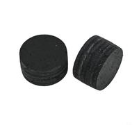 Rehoetom Queue de billard 14 mm x 8 mm 6 couches en cuir de bovin pour queue de billard américain (noir)