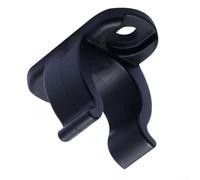 Rehoetom Rallonge de barre de retenue pour barres de 16 mm, pince à crochet en plastique durable compatible avec les systèmes de gouvernail de canoë, longueur 23 mm, noir