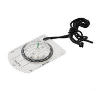 Rehoetom Règle de carte multifonction avec rapporteur pour boussole - Échelle 50 000, mesure en pouces et mm pour randonnée, camping, survie, navigation en plein air