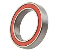 Rehoetom Roulement à billes 6805 pour pédalier de vélo en céramique 25 x 37 x 7 mm pour construction RS, acier et céramique, léger 19 g, argent + rouge