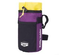 Rehoetom Sac de guidon de vélo résistant à l'eau avec isolation thermique pour moto, scooter électrique et poussette - Compatible avec les bouteilles d'eau, avant (violet)