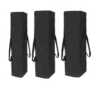 Rehoetom Sac de rangement en polyester avec 2 poignées et corde réglable pour camping, pique-nique, S/M/L, sac de transport pour tonnelle, abri (noir)(L 140 x 34 x 54 cm)