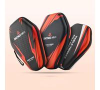 Rehoetom Sac de raquette de tennis de table pour raquette de tennis de table en EVA rigide pour rangement de 2 raquettes de padel et balles - Étanche et portable avec poignée - 27 x 18 x 5 cm (modèle