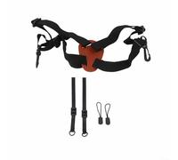 Rehoetom Sangle de jumelles et d'appareil photo en caoutchouc élastique et cuir de vachette réglable pour la chasse, le sport, l'observation de la nature