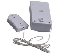 Rehoetom Sonnette filaire pour la maison et le bureau - Carillon de bienvenue pour invités à économie d'énergie avec son, pour kit de sonnette filaire facile à installer (blanc, câble de 100 cm)