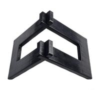 Rehoetom Support de béquille réglable pour draisiennes pour enfants de 25,4 à 30,5 cm - Support de rangement portable en PVC avec trépied - Support de stationnement parallèle à cadre (noir)