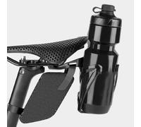 Rehoetom Support de bouteille d'eau pour vélo de montagne et de route - Support d'extension de selle en polycarbonate avec mode porte-bidon double/simple, 105 x 80 mm, noir