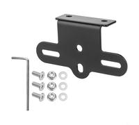 Rehoetom Support de feu arrière E-For en alliage d'aluminium pour feu arrière et caméra de sport, compatible avec rail de selle et tube de selle, noir