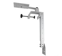 Rehoetom Support de montage pour détecteur de poissons rotatif fixe | Alliage d'aluminium robuste de qualité marine avec acier inoxydable | Mât réglable de 42,6 à 65,6 cm