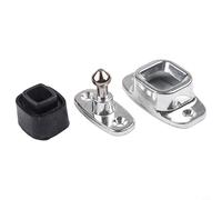 Rehoetom Support de porte de camping-car pour caravane - Alliage d'aluminium avec base en caoutchouc, butée d'aspiration de porte haute résistance, sécurisé et durable pour camping-car, (B)