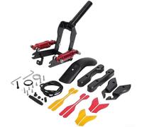 Rehoetom Système de suspension pour scooter avec réduction des vibrations, confort de conduite amélioré pour scooters électriques Ninebot MAX G30 (rouge)