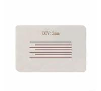 Rehoetom Testeur d'adhérence de revêtement avec grille transversale, plaque d'essai de 100 grilles pour l'analyse des propriétés des matériaux, espacement des rayures 1-3 mm, longueurs 20-35 mm (3 mm)