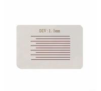 Rehoetom Testeur d'adhérence de revêtement avec grille transversale, plaque d'essai de 100 grilles pour l'analyse des propriétés des matériaux, espacement des rayures 1-3 mm, longueurs 20-35 mm (1,5