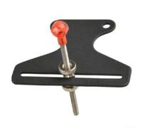 Rehoetom Viseur en T avec aiguille en T, 1 broche calibrée simple pour arc long recourbé à tirer, compatible avec arc droit et arc de chasse américain, (rouge)