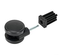 Rehoetom Weber Roulettes de rechange avec mécanisme de verrouillage pour barbecues Summit, argent et gaz 11,7 x 0,12,7 x 6,3 cm