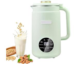 REHOOF 8 in 1 Machine À Lait Végétaux,Machine À Lait De Noix Automatique,Machine pour Lait Végétal Fait Maison sans Lactose pour Avoine,Soja,Noix,Fruits avec Fonction De Maintien Au Chaud Pendant B