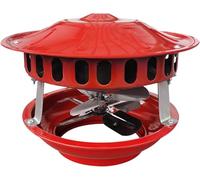 REHOOF Extracteur De Fumée Cheminée,100W Ventilateur De Cheminée, Inducteur De Ventilation De Cheminée, Chapeau De Pluie De Cheminée, Ventilateur De Tirage Induit par Le Toit, Moteur Puissant