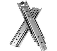 REHOOF Glissiere pour Tiroir Charge Lourde Montage Au Sol, Rail Tiroir Coulissant sous Plateau Fermeture en Douceur Capacité De Charge De 120 KG pour Camping-Car,Grands Tiroirs Tatami,Cuisine 700mm