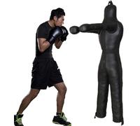 REHOOF Mannequin De Frappe 130-185Cm, Poids Rempli Jusqu'à 65KG - Grappling Dummy - Sac De Frappe Boxe pour MMA, Art Martiaux, Jiu-Jitsu,Brésilien, Entraînement D'autodéfense (Non Rempli) B,185CM