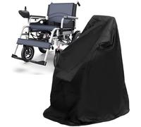 REHOOF Protection Anti-Pluie pour Fauteuil Roulant Électrique, Housse Imperméable pour Fauteuil Roulant Et Fauteuil Roulant, Coupe-Vent pour L'extérieur,Scooter De Mobilité Protection 118x72x120cm