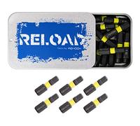 Rehook Reload Lot d'embouts de tournevis à percussion hexagonaux H5 de 25 mm en acier S2 avec tige hexagonale de 6,35 mm, embouts Allen durables pour visseuses à percussion et outils électriques