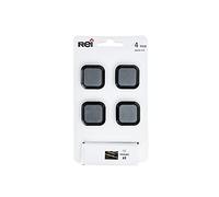 Rei Blister avec 4 boutons métalliques pour meuble, avec finition noire mate MOD.3120 30 x 30 mm