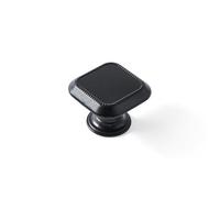 REI Bouton de Meuble Carré Noir zamak H.22 x l.30 x P.30 mm
