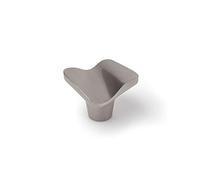 REI Lot de 4 Boutons de Meuble Vague zamak brossé H.26 x l.32 x P.31 mm