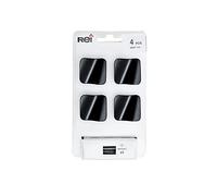 rei Boutons de meuble Vague en zamak peint H26 x L32 x P31 mm Lot de 4